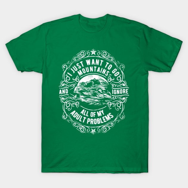 Outdoor Mountain hiking T-Shirt by Kingluigi